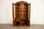 1960s Drexel French Regency Louis XVI Carved Burled Walnut Lighted Breakfront Bookcase Cabinet, Circa 1960s For Sale - Image 5 of 18