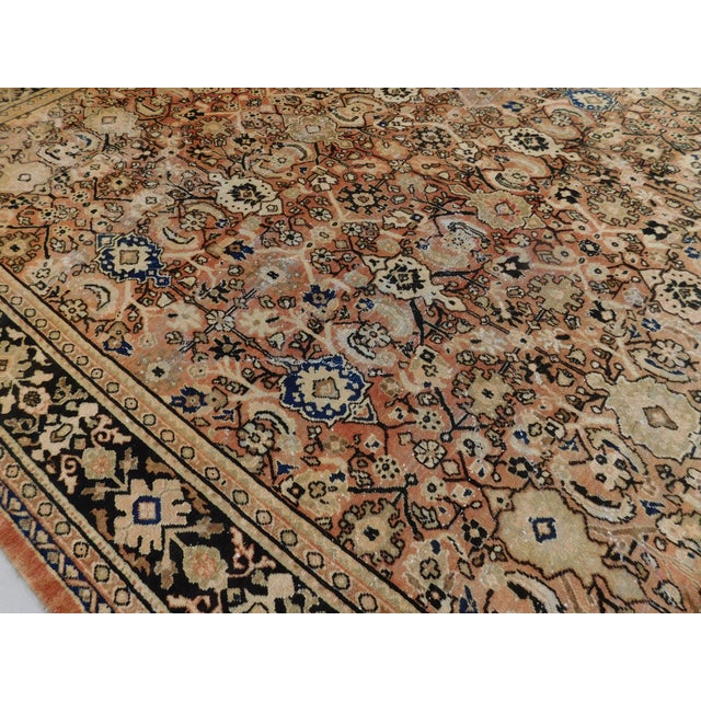 Antique Persian Mahal Rug. 10'4"x 12'10" For Sale - Image 14 of 18