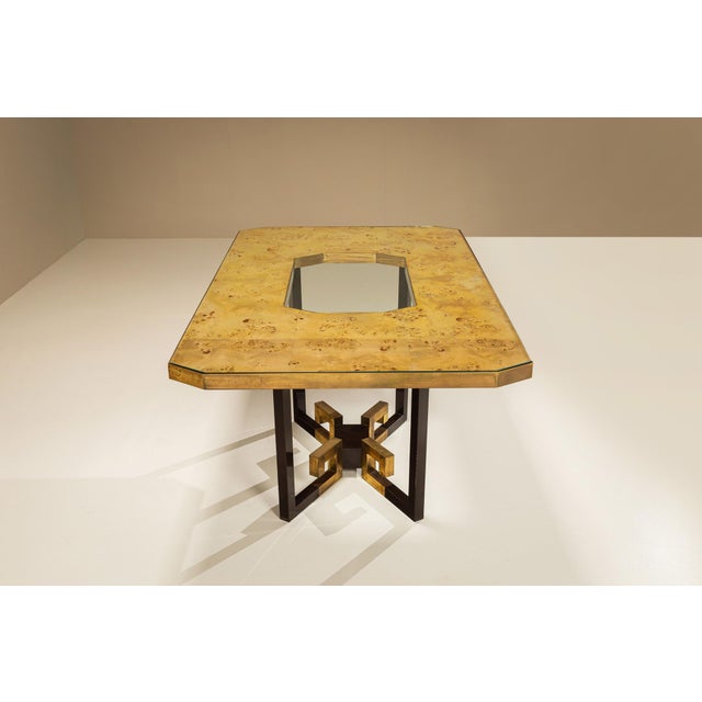 Metal Dining Table by Sandro Petti for Angelo Metallarte, Italy, 1970s For Sale - Image 7 of 14
