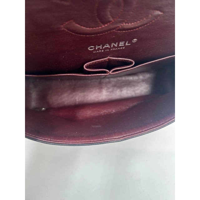 French Chanel Classic 11.13 Black Leather Bag 2011 For Sale - Image 3 of 12