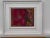 Ameryllis Study 3 - Miniature Abstract Floral Canvas Art by Contemporary British Artist, Angela Wakefield Art measures 12...