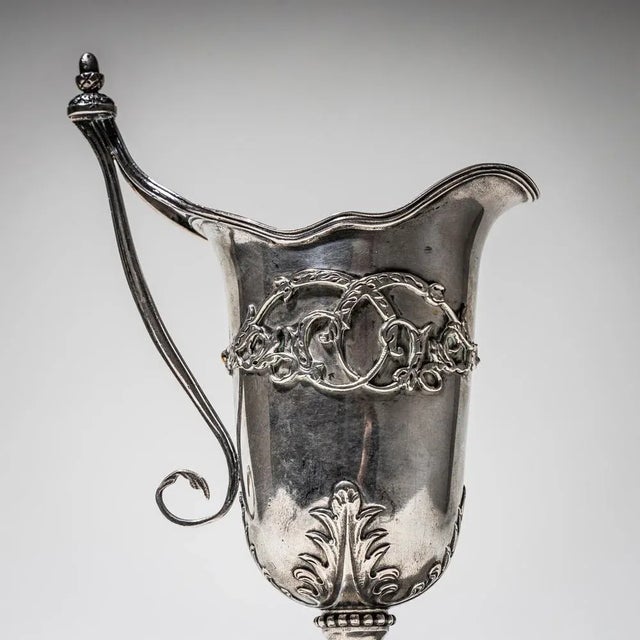 Silver Milk Jug, Leipzig, Germany, 1800s For Sale - Image 6 of 8