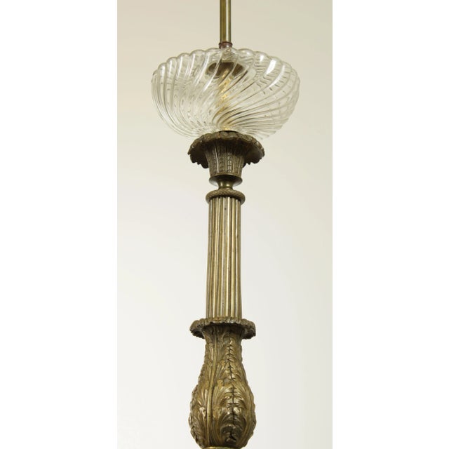 Antique 19th Century French Bronze Astral Table Lamp For Sale - Image 11 of 13