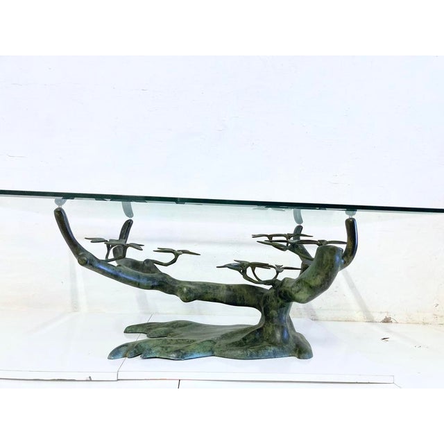 Mid-Century Modern Hollywood Regency Bonsai Coffee Table by Willy Daro, 1970s For Sale - Image 3 of 15