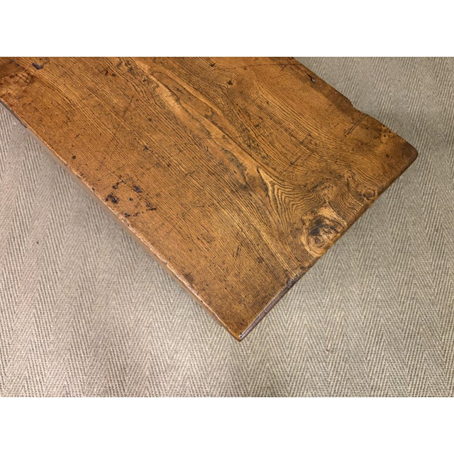 18th Century Elm Coffer, 1750 For Sale - Image 12 of 14