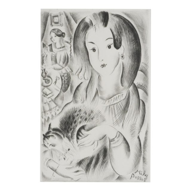 Mily Possoz, Serenity, Original Signed Engraving For Sale