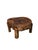 An original coffee table crafted from a single walnut trunk, dating back to the early 1900s. The round shape and textured...