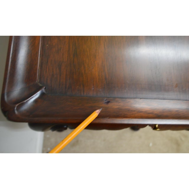 Late 20th Century Henkel Harris Mahogany Side Tea Table For Sale - Image 5 of 12