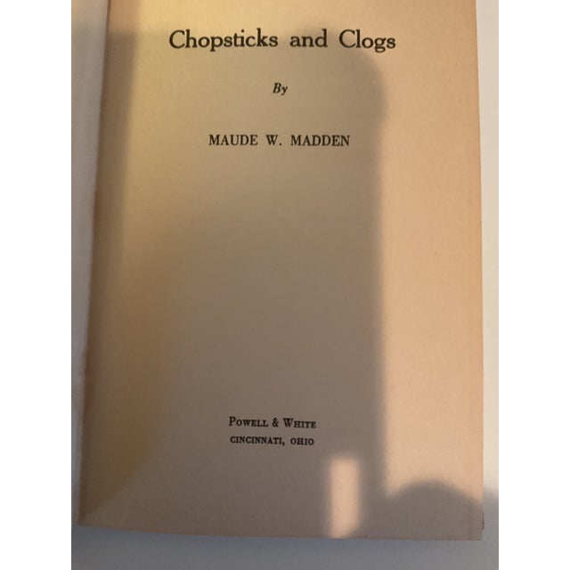 First Edition Signed Copy of Chopsticks and Clogs by the Author For Sale - Image 4 of 10