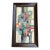 Contemporary Original Stephen Heigh Abstract Painting “City” Vintage Frame For Sale