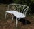 Wrought Iron Garden Bench, 1920s For Sale - Image 4 of 13