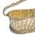 Vintage Woven Silver-Plated Wire Wine Bottle Basket Caddy & Sommelier Basket For Sale In San Diego - Image 6 of 14