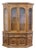 Bernhardt Furniture Solid Walnut French Provincial 61" Lighted Display China Cabinet 636-100 / 636-606 For Sale