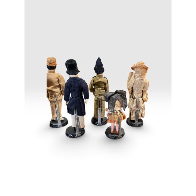 Vintage Venezuelan Handmade Folk Art Character Dolls, Set of 13 For Sale - Image 9 of 9