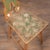 Green Early 20th Century Swedish Folk Art Side Table and Pair of Chairs With Tulip Motif For Sale - Image 8 of 13