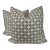 Nobilis "Outdoor Bistro Fabric" in Natural 22" Pillows-a Pair For Sale