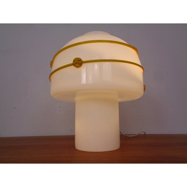 Large Murano Mushroom Table Lamp, Italy, 1970s For Sale - Image 4 of 13