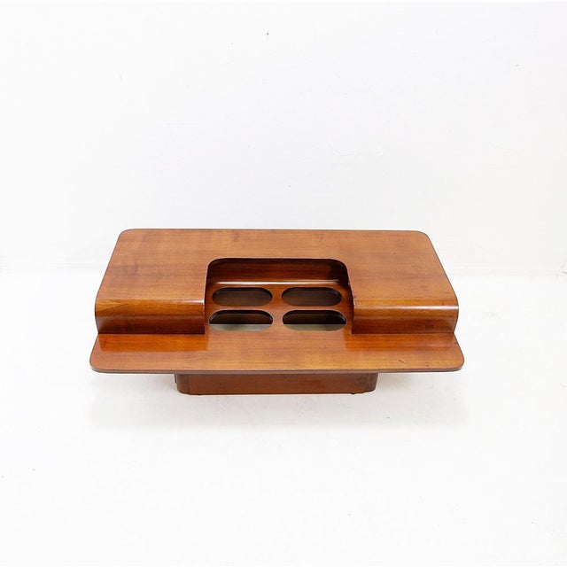 Mid-Century Modern Italian Coffee Bar Table, 1970s For Sale - Image 3 of 16