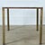 Metal French Early 20th Century White Marble & Brass Coffee Table For Sale - Image 7 of 12