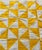 1930s American Patchwork Bowtie Quilt — Sunshine Yellow & Multicolor Cotton, Hand-Quilted For Sale - Image 6 of 10