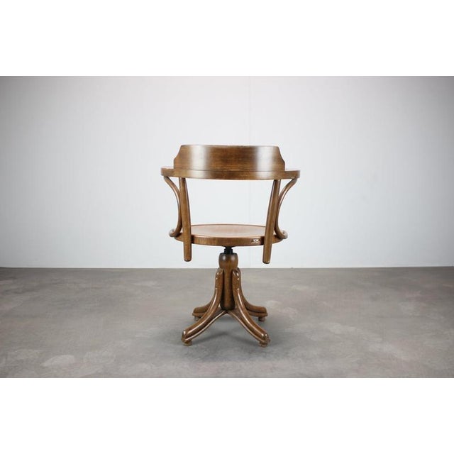 Wood Bentwood Swivel Armchair by Michael Thonet for Ton, Former Czechoslovakia, 1993 For Sale - Image 7 of 13