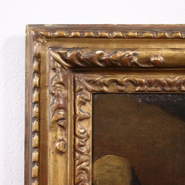Genoese School Artist, The Monk's Lunch, 18th Century, Oil on Canvas, Framed For Sale - Image 9 of 13