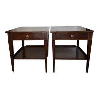 Pair of Spanish Style Square Side Tables For Sale