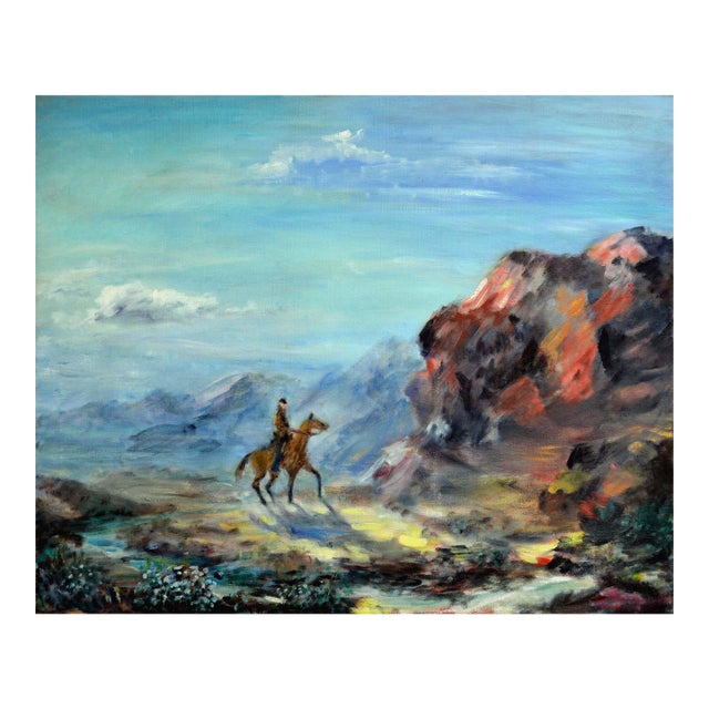The Lone Navajo Horseman For Sale