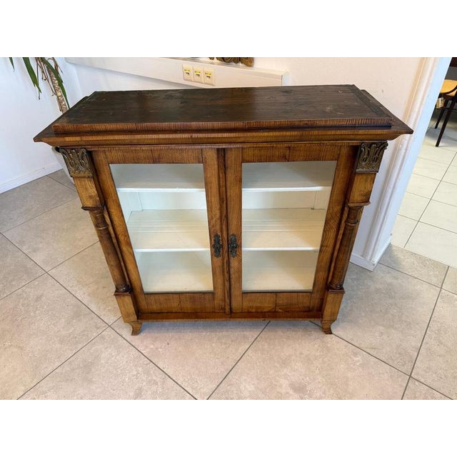 Brown Empire Display Cabinet Top in Ash Wood, 1810 For Sale - Image 8 of 16