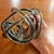 Vintage Ribbed Hand Blown Smoky Art Glass Knot Sculpture For Sale - Image 11 of 17