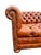 Vintage Tufted Chesterfield Leather Sofa Seating in English Traditional Style For Sale - Image 10 of 12