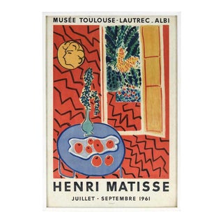 Henri Matisse Vintage Exhibition Poster 1961 Musee Toulouse Lautrec Albi For Sale