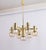 Gold Large Sciolari Brass Chandelier, Germany, 1960s For Sale - Image 8 of 12