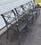 Vintage Woodard Delphi Outdoor 4 Cast Aluminum Chairs For Sale - Image 11 of 12