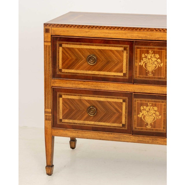Neoclassical Maitland-Smith Neoclassical Style Marquetry Buffet For Sale - Image 3 of 11