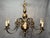 Metal Large Antique Flemish 8-Branch Chandelier For Sale - Image 7 of 8