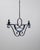 1900s French Metal Chandelier For Sale In Greensboro - Image 6 of 18