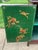 Antique Asian Oxblood Red Cabinet With Green Interior For Sale - Image 6 of 18