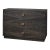 This three drawer chest has wonderfully applied Acacia veneers to make a cool geometric marquetry design on the front or...