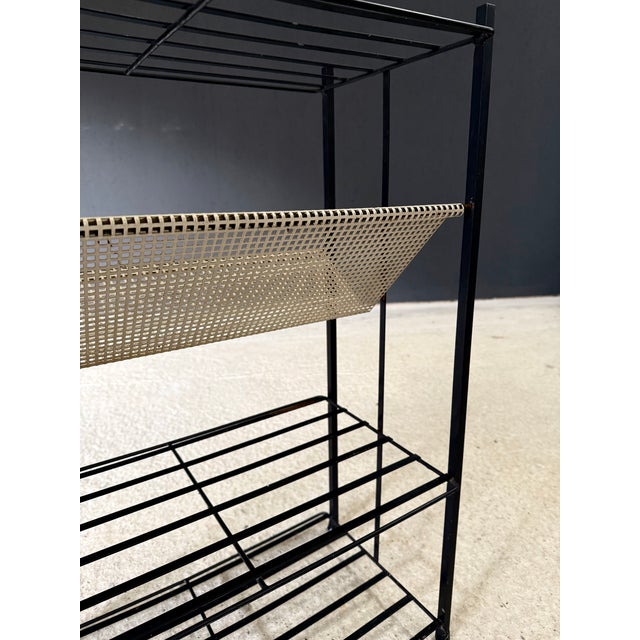 Mid-Century Industrial Newspaper Rack from Pilastro, Netherlands, 1950s For Sale - Image 11 of 13