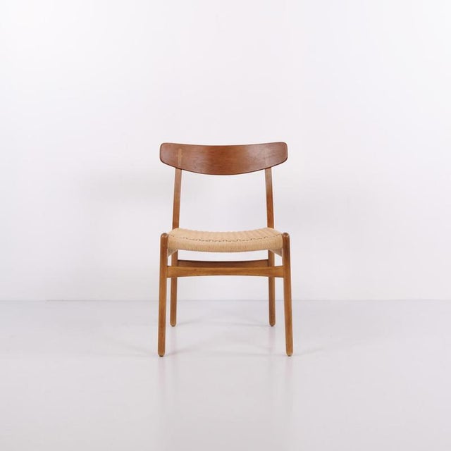 Model ch23 dining chairs designed by hans j. Wegner and manufactured by carl hansen & søn in the 1960s. These early...