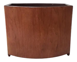 Mid Century Modern Stow & Davis Teak Paper Basket C.1960s