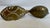 Antique Persian Qajar Pierced Brass Spoon For Sale - Image 4 of 6