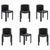 Model 300 Chairs in Wood and Kvadrat Fabric by Joe Colombo for Karakter, Set of 6 For Sale - Image 14 of 14