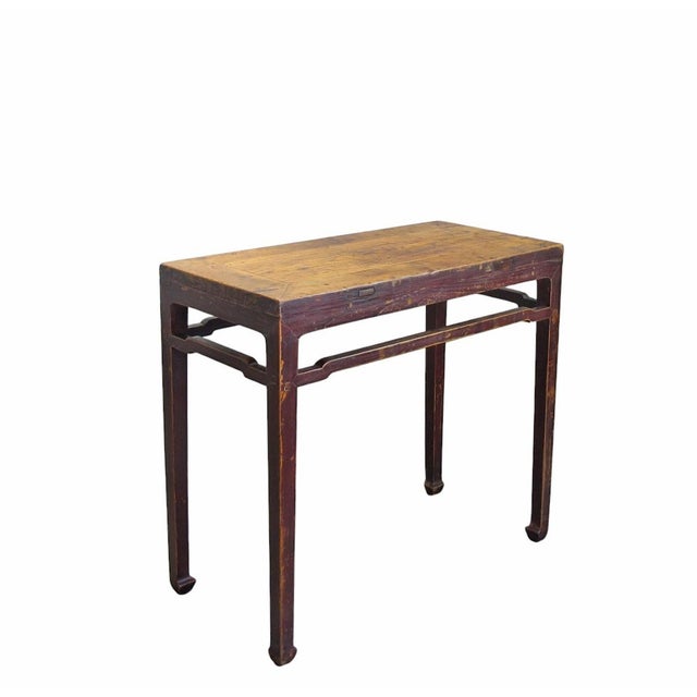 Contemporary 36" Long 19th Century Console Table For Sale - Image 3 of 9
