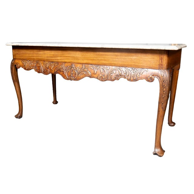 Irish Georgian Mahogany Console Table For Sale - Image 11 of 12