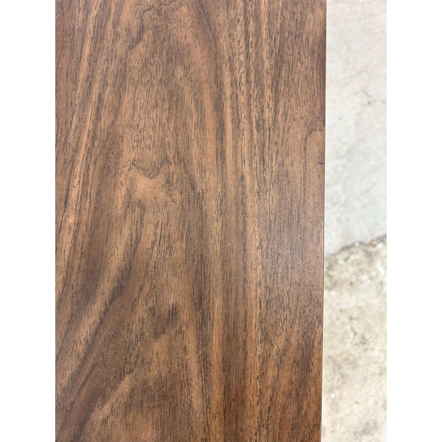 Brown Mid Century Modern End Table With One Drawer by Mersman For Sale - Image 8 of 12