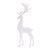 2020s Standing Winter Deer Figurines (Set of 2) For Sale - Image 5 of 5