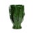 Transitional Umbria Footed Vase - Green For Sale - Image 3 of 5