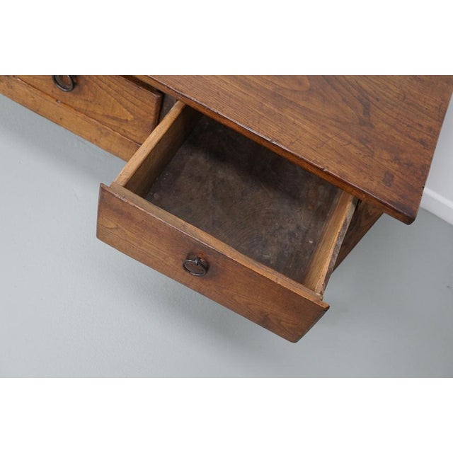 Spanish 18th Century Farmhouse Coffee Table in Chestnut For Sale - Image 11 of 16